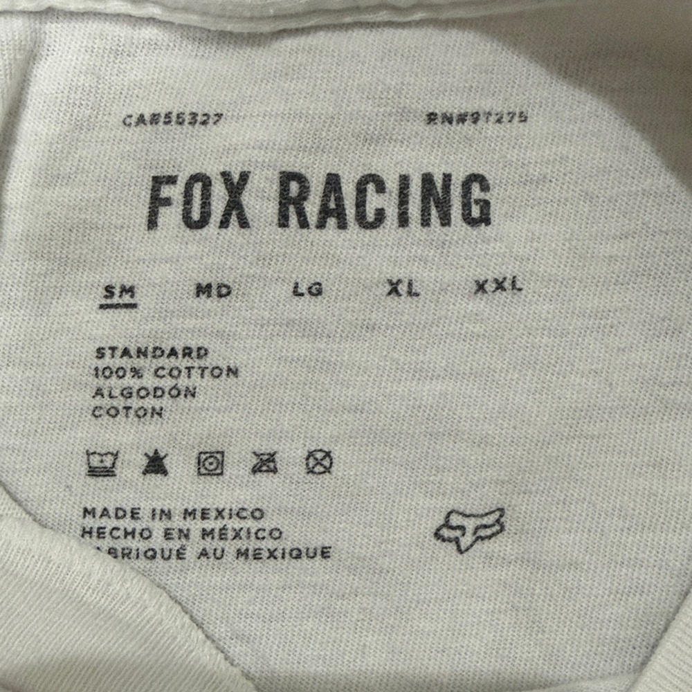 Fox Racing White T-Shirts - Picture 2 of 4